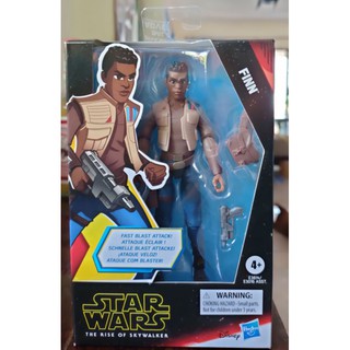 ของแท้ Star Wars Galaxy of Adventures The Rise of Skywalker Finn 5"-Scale Action Figure Toy with Fun Blaster