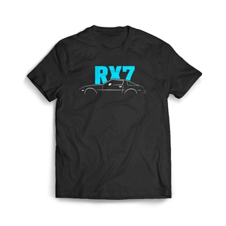 เสื้อผ้าผชเสื้อยืด ลาย Mazda Rx7S-5XL