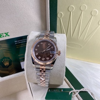 นาฬิกา RO LEX date just งาน ออริ size 31mm งานสวย ใช้สลับแท้