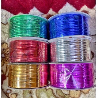 ลวดทอง,ลวดสี ทองตัด 100หลา มี8สี
