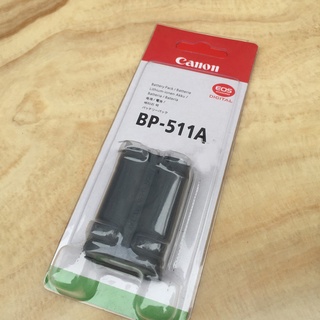 แบตเตอร์รี่กล้อง Canon รุ่น BP-511A (1390 mAh) 10D 20D 30D 40D 50D 5D Classic 1D Digital Rebel 300D มือ 1 พร้อมกล่อง