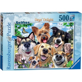 จิ๊กซอว์ Ravensburger - Dogs Delight  500 piece  (ของแท้  มีสินค้าพร้อมส่ง)