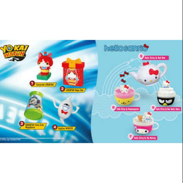 Happy Meal Mcd HK และ YW 2017 (ครบชุด)