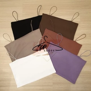 💕PP♡CLOSET💕🔥New🔥เสื้อสายเดี่ยวสปาเก็ตตี้สาวอวบ XL-3XL (Plussize) ผ้าสองชั้นเนื้อผ้าเรย่อน