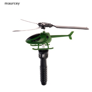 maurcey Children aviation model handle pull plane outdoor toys for baby helicopter toy MC