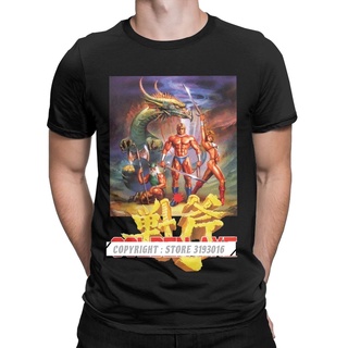 เสื้อยืด ผ้าฝ้ายแท้ พิมพ์ลาย Golden Axe Streets Of Rage สไตล์วินเทจ สําหรับผู้ชายS-5XL