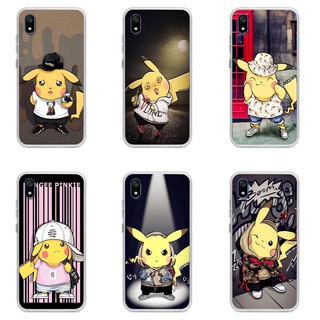 Pikachu สวย การ์ตูน Xiaomi Redmi 9a/Redmi 9i / Redmi 9c / Redmi 7a / Note 8 / Note 6 Pro / Note 7 เคส case Soft TPU เคสซิลิโคนอ่อนนุ่ม Cover Painting Phone Casing