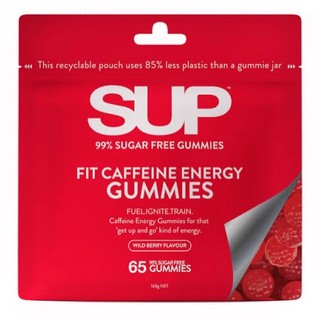 SUP FIT CAFFEINE ENERGY 65 Gummies - 99% SUGAR-FREE