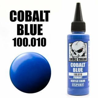 สีน้ำเงินCOBALT SKULL COLOR สีพร้อมใช้สำหรับงานแอร์บรัช