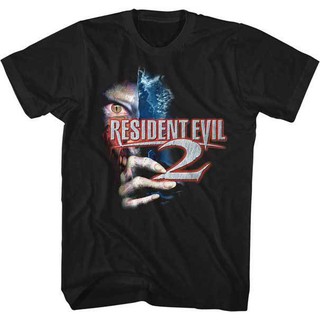 เสื้อยืดผ้าฝ้ายพิมพ์ลายแฟชั่น เสื้อยืดผ้าฝ้ายผู้ชายพิมพ์ resident evil capcom video game