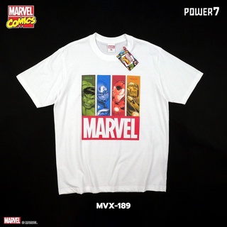 Power 7 Shop เสื้อยืดการ์ตูน ลิขสิทธ์แท้ MARVEL COMICS  T-SHIRTS (MVX-189)