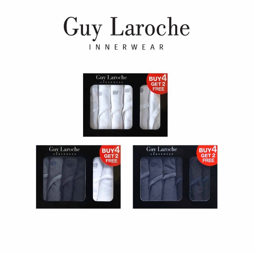 GUY LAROCHE กางเกงในกีลาโรช รุ่น PACK 6 ชิ้น Cotton spandex (JUS4905R5)