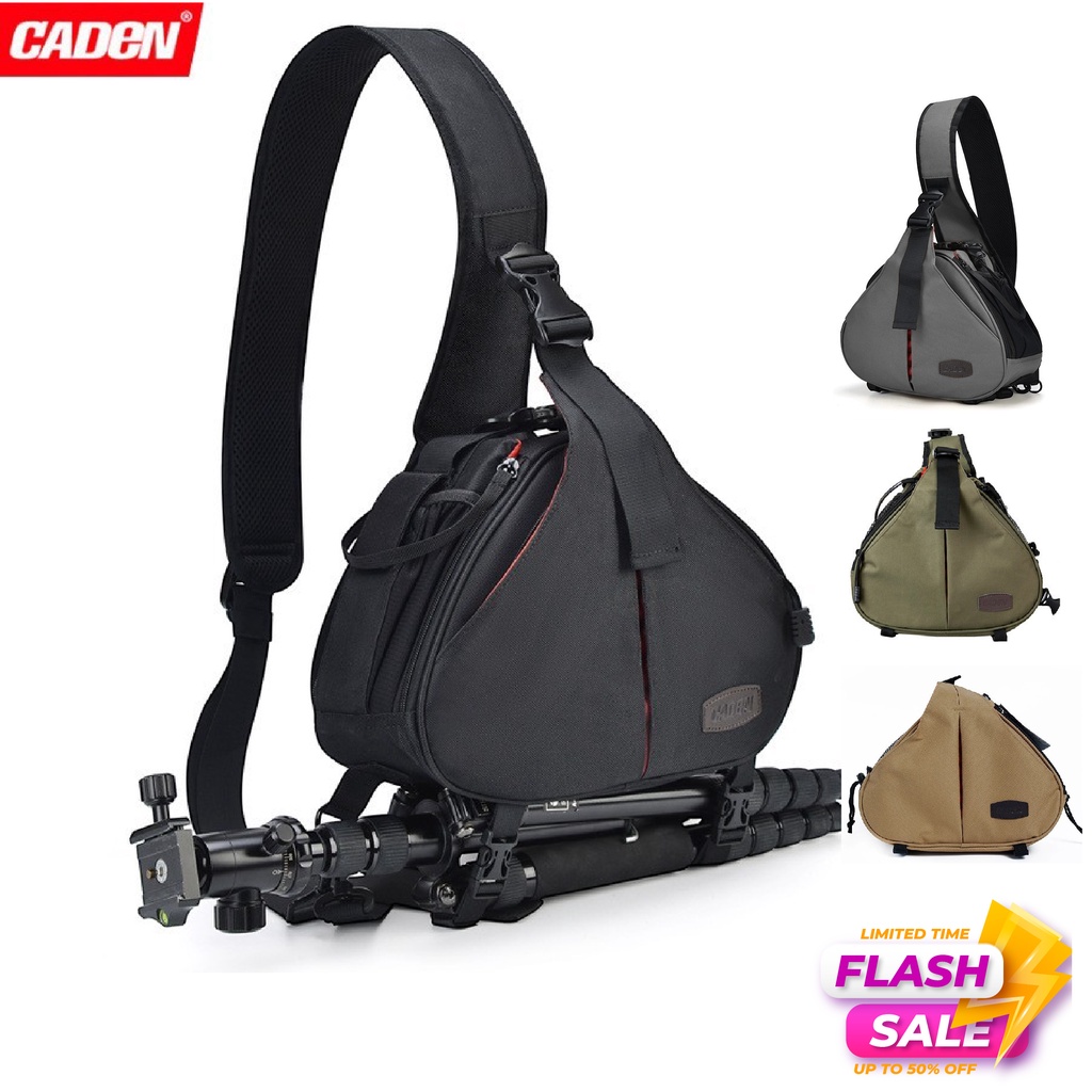 🔥พร้อมส่ง🔥 กระเป๋ากล้องขนาดใหญ่ Camera Bag Dslr/Mirrorless CADEN รุ่น D13 XL สำหรับ canon nikon sony fuji olympus