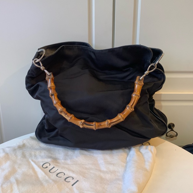 Used Gucci bamboo handle bag