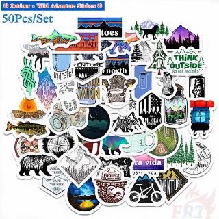 ❉ Outdoor Travel &amp; Adventure Explore Series 04 Wild Adventure สติ๊กเกอร์ ❉ 50Pcs/Set DIY Fashion Mixed Luggage Laptop Skateboard Doodle Decals สติ๊กเกอร์