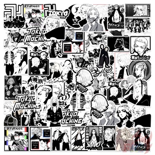 ❉ Tokyo Revengers . Classical Black &amp; White Series 01 สติ๊กเกอร์ ❉ 50Pcs/Set DIY Fashion Waterproof Doodle Decals สติ๊กเกอร์