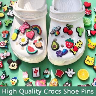 หมุดติดรองเท้า Crocs jibbitz 5.0 ถอดออกได้ คุณภาพสูง สําหรับตกแต่งกระเป๋า