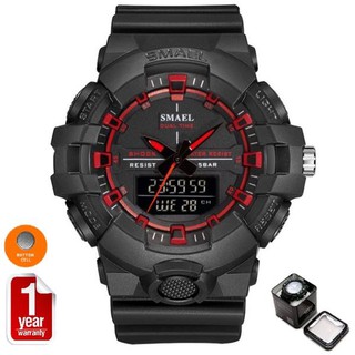 SMAEL นาฬิกาข้อมือผู้ชาย Sport Digital &amp; Analog LEDSM1642B