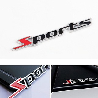 สติ๊กเกอร์ไวนิล Sports 3D ติดรถยนต์