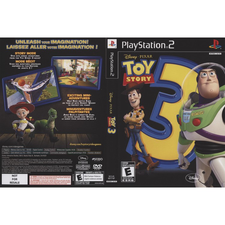 TOY STORY 3 [PS2 US : DVD5 1 Disc]