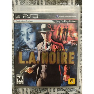 แผ่นแท้ USA เกมส์ L.A. Noire PS3 แผ่นสวยพร้อมคู่มือ