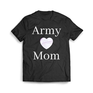 เสื้อผ้าผชเสื้อเชิ้ต ลาย Army Love MomS-5XL