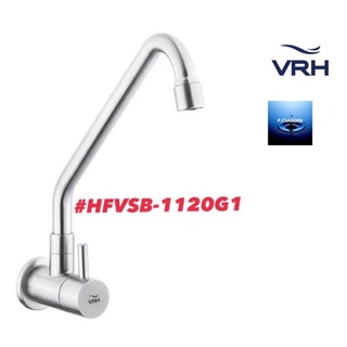 #VRH#ก๊อกเดี่ยวอ่างล้างจานคอสวิงแบบติดผนัง รุ่นPOCKET#HFVSB-1120G1