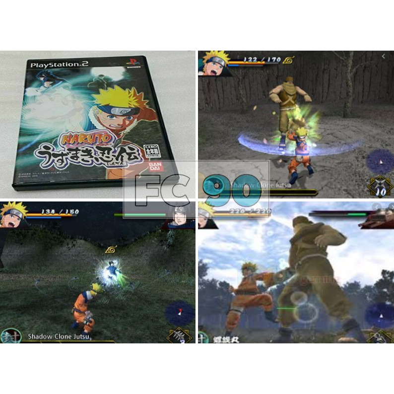 แผ่นเกมนารูโตะ Naruto: Uzumaki Chronicles [ PS2 ] แผ่นแท้ญี่ปุ่น มือสอง สภาพดี มีคู่มือ กล่อง ใบ ปณ.