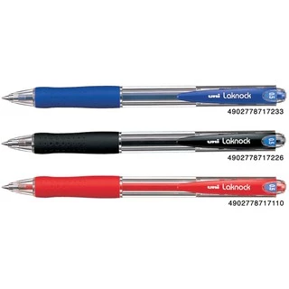 ปากกาลูกลื่น UNI Laknock SN-100 ขนาด0.5,0.7,1.0,1.4มม.(ราคาต่อ 1 ด้าม) เลือกขนาดหัวปากกาด้านใน
