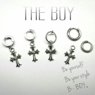 THE BOY STYLE ต่างหูแบบใหม่งานแบรนด์ มีทั้งเจาะและหนีบ