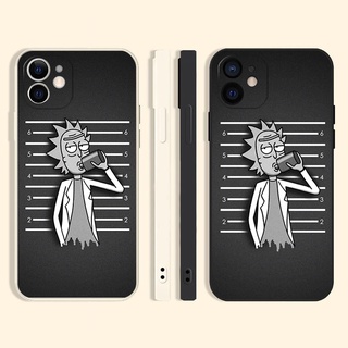 Rick Sanchez เคสไอโฟน 13 promax iPhone 8พลัส 7 8 Plus Se 2020 เคส X Xr Xs max cover 11 12 13 14 promax animation case