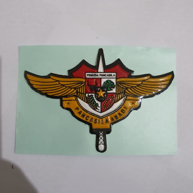 PP WINGS LOGO EMBOSED STICKER (PANCASILA YOUTH)/PP LOGO RAISED STICKER