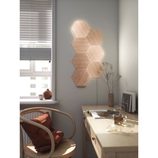 Nanoleaf Elements Wood Look Hexagon Smarter Kit / 7 Light Panels / ประกันศูนย์ไทย