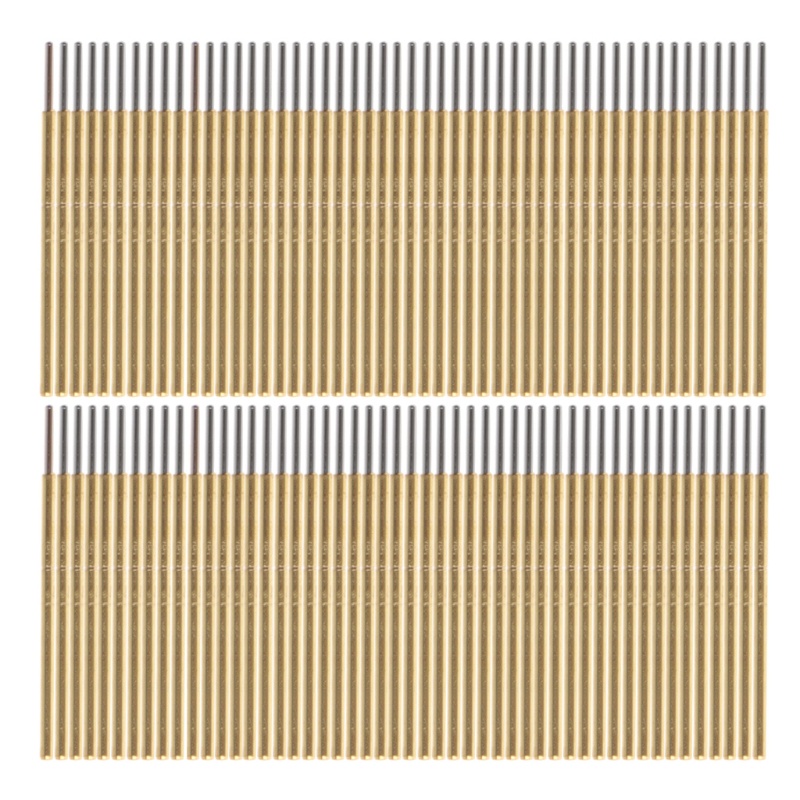 RUN Test Probe ชุด 100 ชิ้นโลหะสปริง Test Probe Pin Current Rating 3A ทนทาน