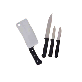 [ช้อปดีมีคืน] ชุดมีดและอุปกรณ์ทำครัว เซ็ตมีดสแตนเลส เซ็ตมีดทำครัว มีดครัว 8 ชิ้น Kitchen Knife Set