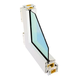 HOFFEN หน้าต่างบานเลื่อน หน้าต่างกระจกเขียวใส uPVC รุ่น Trendy วงกบ 6 ซม.