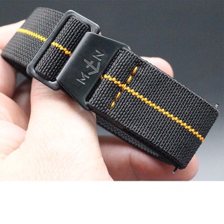 สายนาฬิกา MN Strap รุ่น Black OP Orange Centerline PVD Buckle