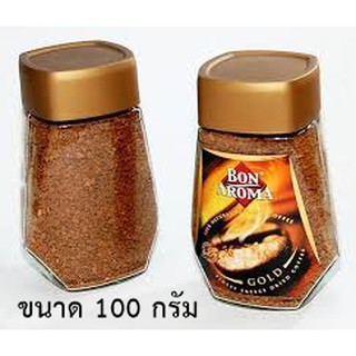 กาแฟบอน อโรมา โกลด์ ขวดแก้ว 100 กรัม