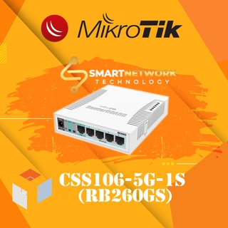 Mikrotik RB260GS  (CSS106-5G-1S) 🔸💥 สินค้ารับประกัน 1 ปี 🔸💥 ออกใบกำกับภาษีเต็มรูปแบบได้