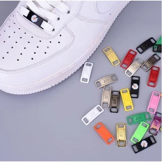 Af1 หัวเข็มขัดรองเท้าโลหะ 2 ชิ้น/แพ๊ค อุปกรณ์เสริม สําหรับเชือกผูกรองเท้าผ้าใบ