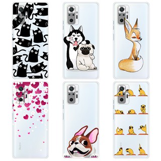 Xiaomi Redmi Note 10 Pro Note 10 Pro Max เคสซิลิโคน TPU ปกการ์ตูนเคสโทรศัพท์ Xiaomi Redmi Note 10 Pro Note 10 Pro Max เคสพิมพ์ลาย