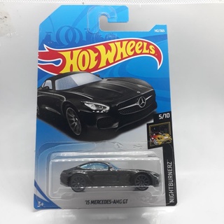 รถเหล็ก Hotwheels 15 MERCEDES-AMG GT สีดำ (ib23)