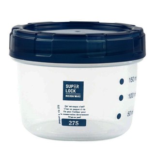 ขวดโหลพลาสติกฝาเกลียว SUPER LOCK 0.275 ลิตร  FOOD CONTAINER JCP SUPER LOCK 0.275L