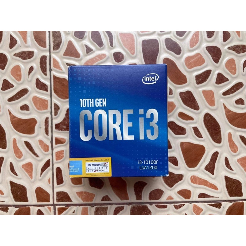 Intel Core I3-10100F มีกล่อง ประกัน Jib 9/7/24