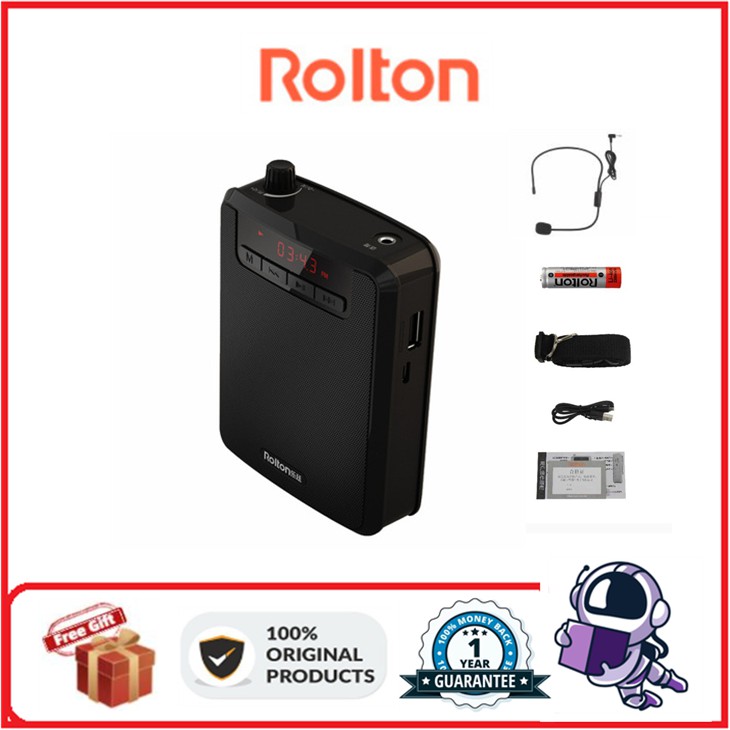 Rolton K300 ไมโครโฟน ลำโพงช่วยสอน ขนาดพกพา