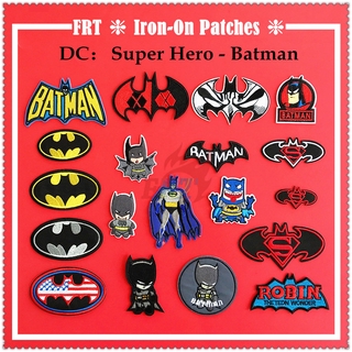 Dc : Superhero - Batman แผ่นแพทช์ปักลายสําหรับตกแต่งเสื้อผ้า 1 ชิ้น