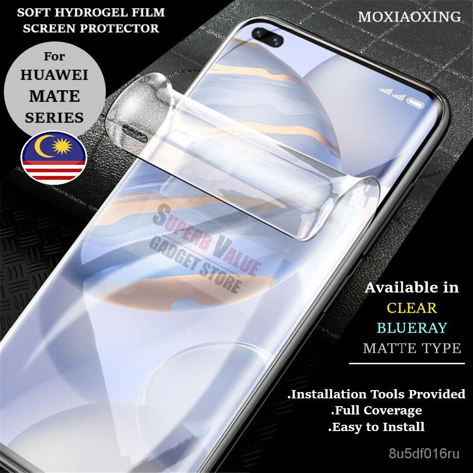 3Pcs Matte Hydrogel Film For Huawei Mate 20 30 40 50 P30 P40 Pro