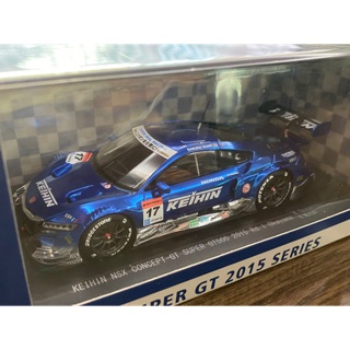 โมเดลรถแข่ง EBBRO แท้ KEIHIN NSX CONCEPT-GT SUPER GT500 2015 Rd.1 Okayama No.17