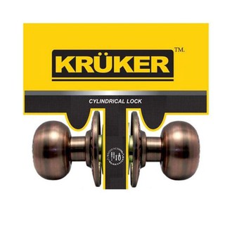 [ส่งฟรี]  ลูกบิด Kruker ทองแดงรมดำ-รวงข้าว KKAC08