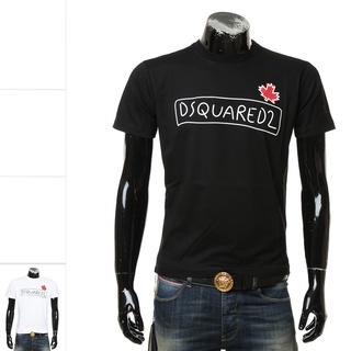 Dsquared2 D2 เสื้อยืดลําลอง แขนสั้น คอกลม สําหรับผู้ชาย S71GD1130 S23009